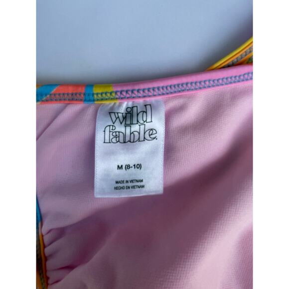 WILD FABLE, SIZE M, MULTI COLORED STRING BIKINI TOP - Picture 2 of 2